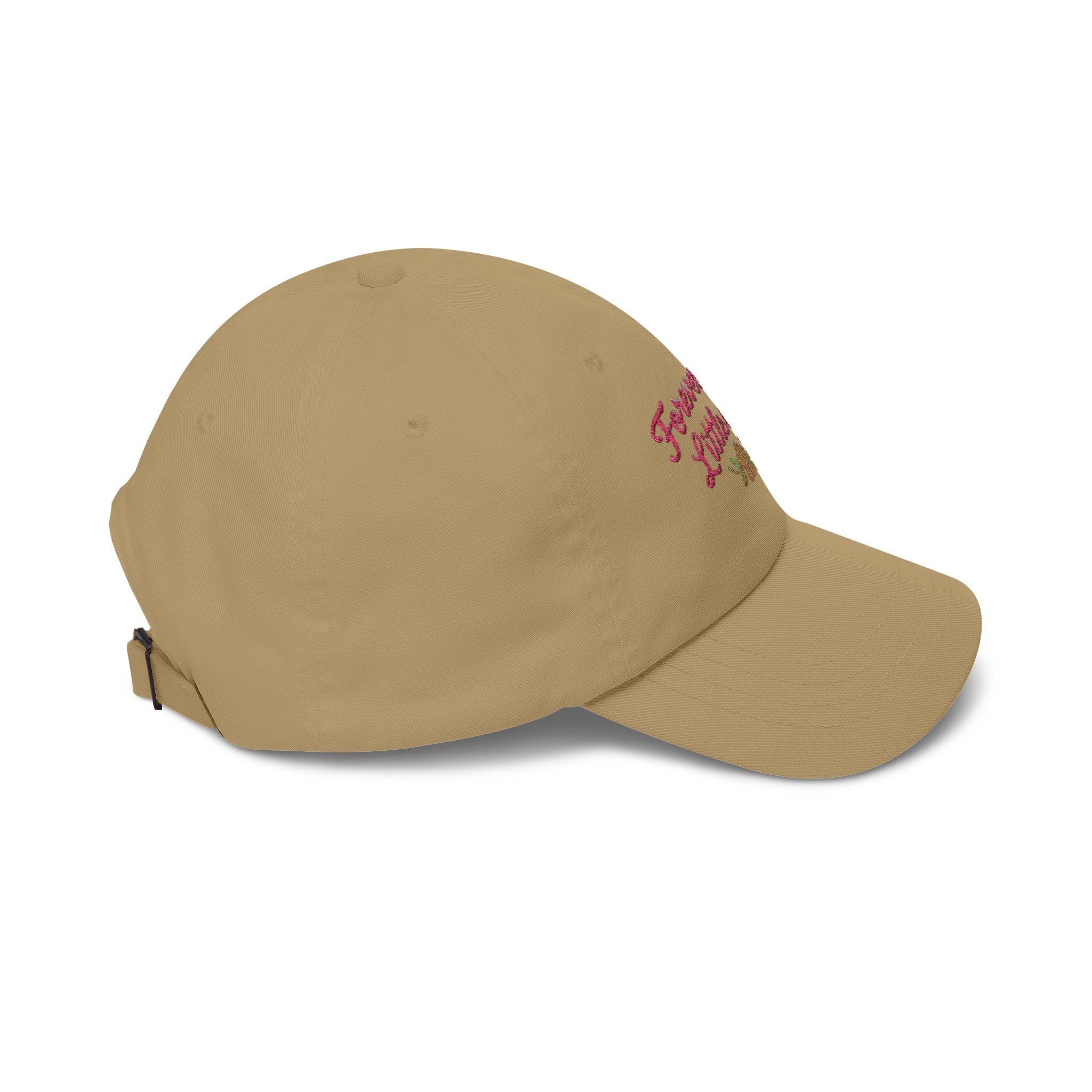 Dad Cap — "Forever Your Little Girl" Embroidered Floral Hat