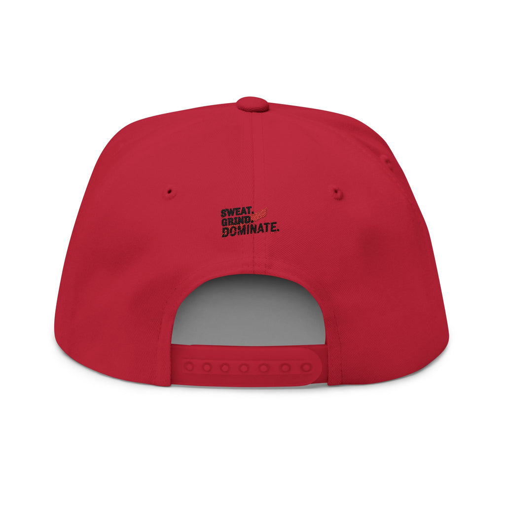 Embroidered Flat Bill Cap — Bold Eagle Logo