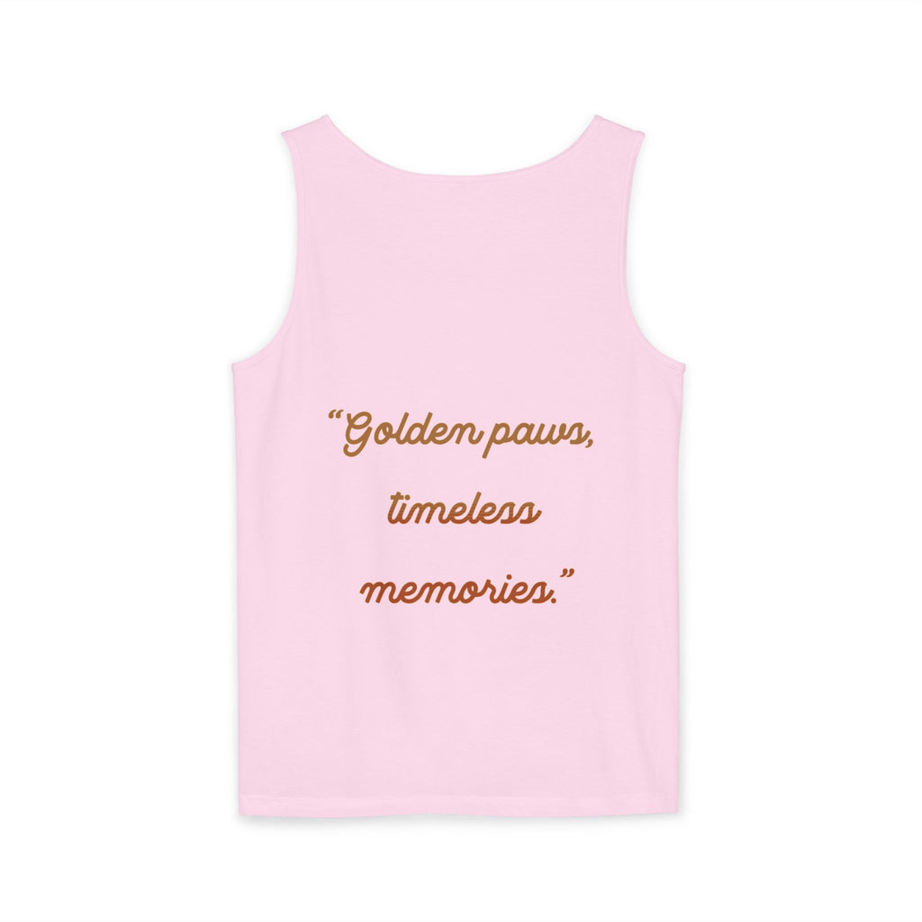 golden retriever watercolor shirt, golden retriever tank top, dog lover summer clothing, golden retriever dad shirt, dog lover clothing