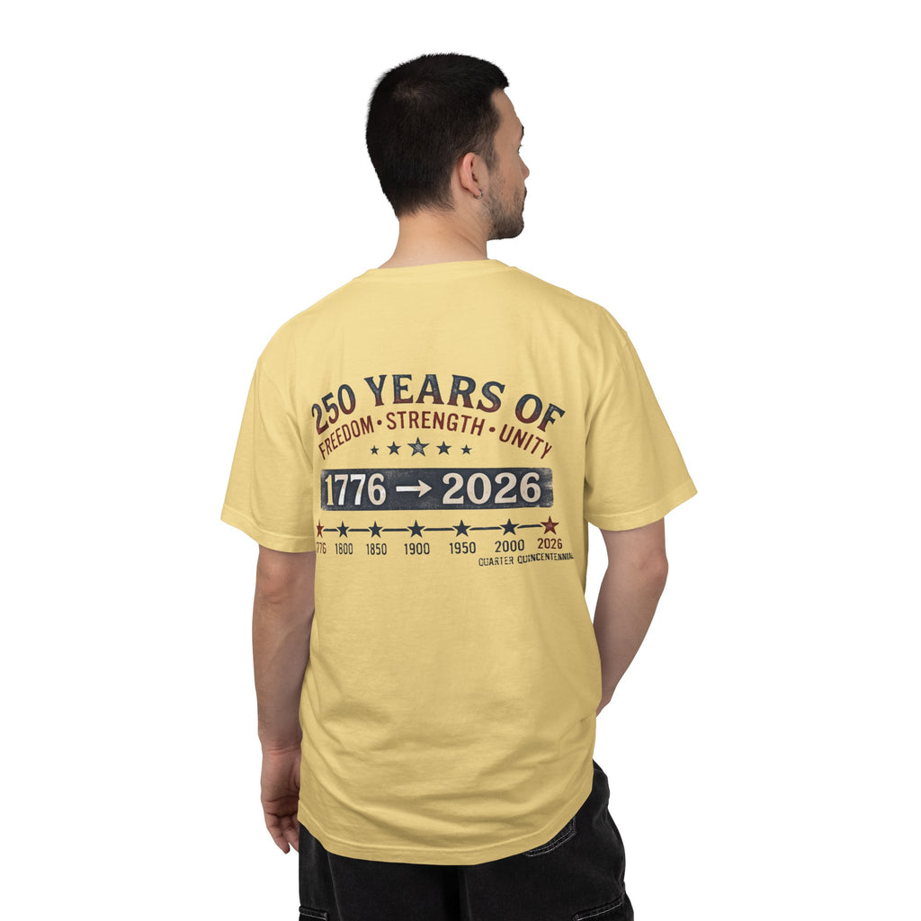 America 250th Anniversary T-Shirt — "Happy 250th Birthday America" Patriotic Tee (1776–2026)