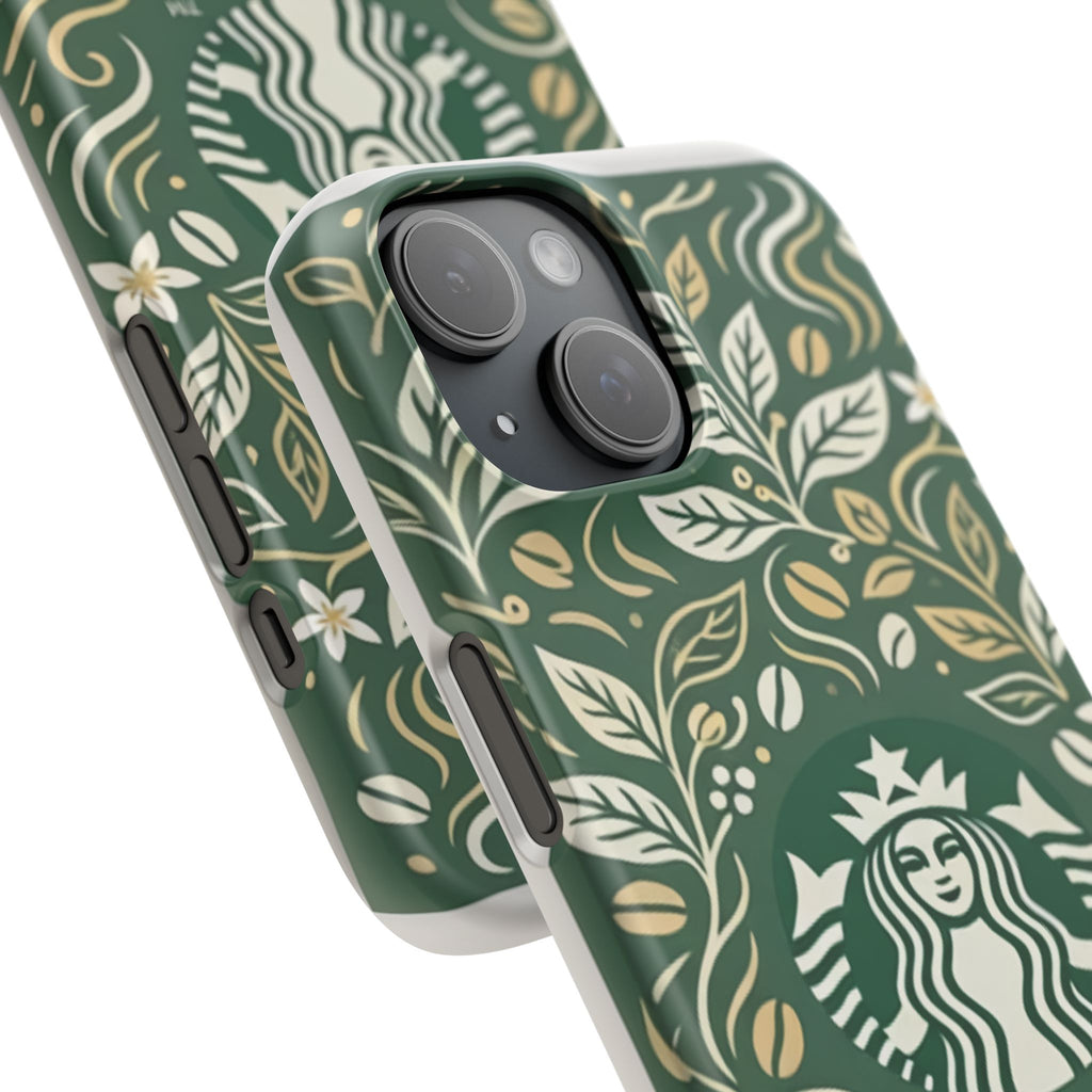 Starbucks Logo Phone Case | Green Coffee Shop iPhone Case