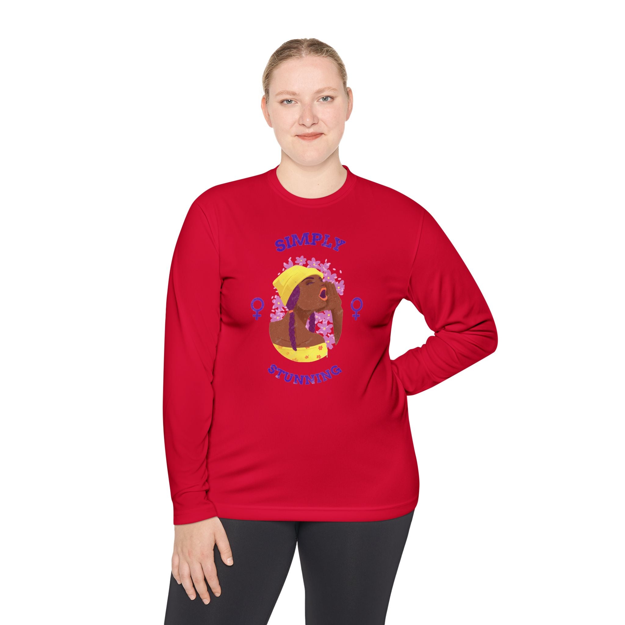 Simply Stunning sloth shirt | Long Sleeve Tee | Feminist femme design