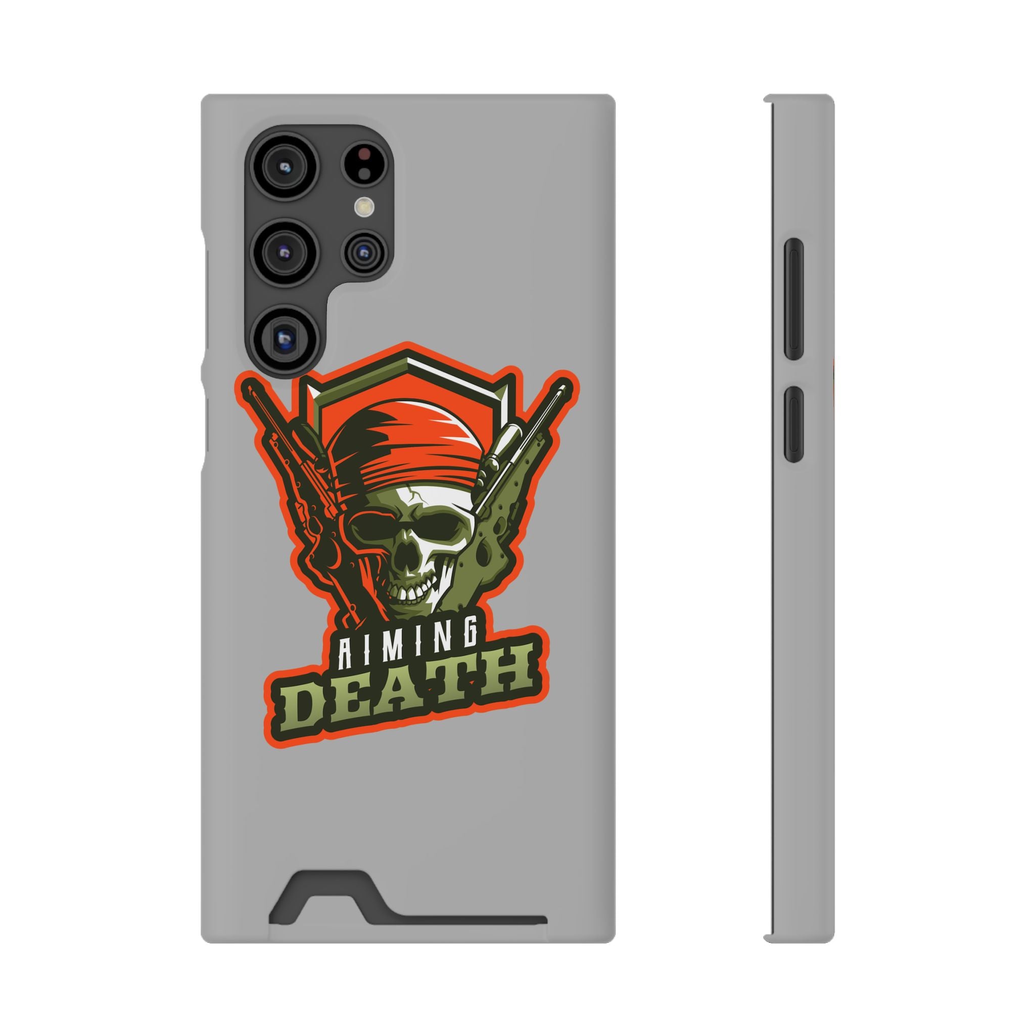 Skull with Bandana and Guns Phone Case