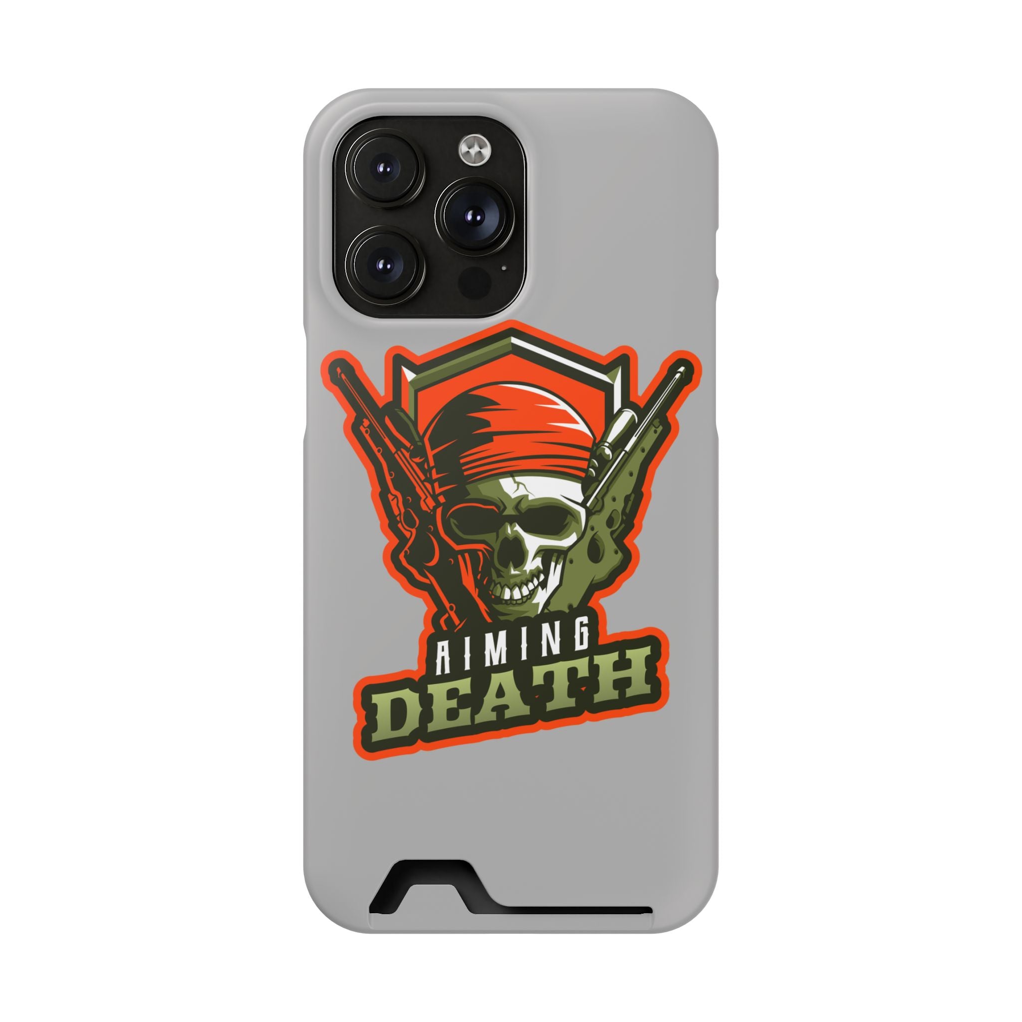 Skull with Bandana and Guns Phone Case