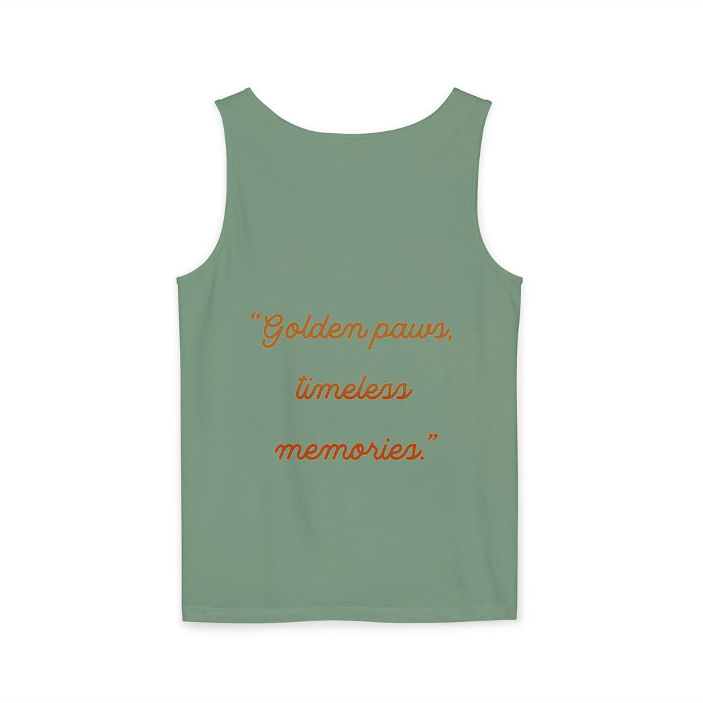golden retriever watercolor shirt, golden retriever tank top, dog lover summer clothing, golden retriever dad shirt, dog lover clothing
