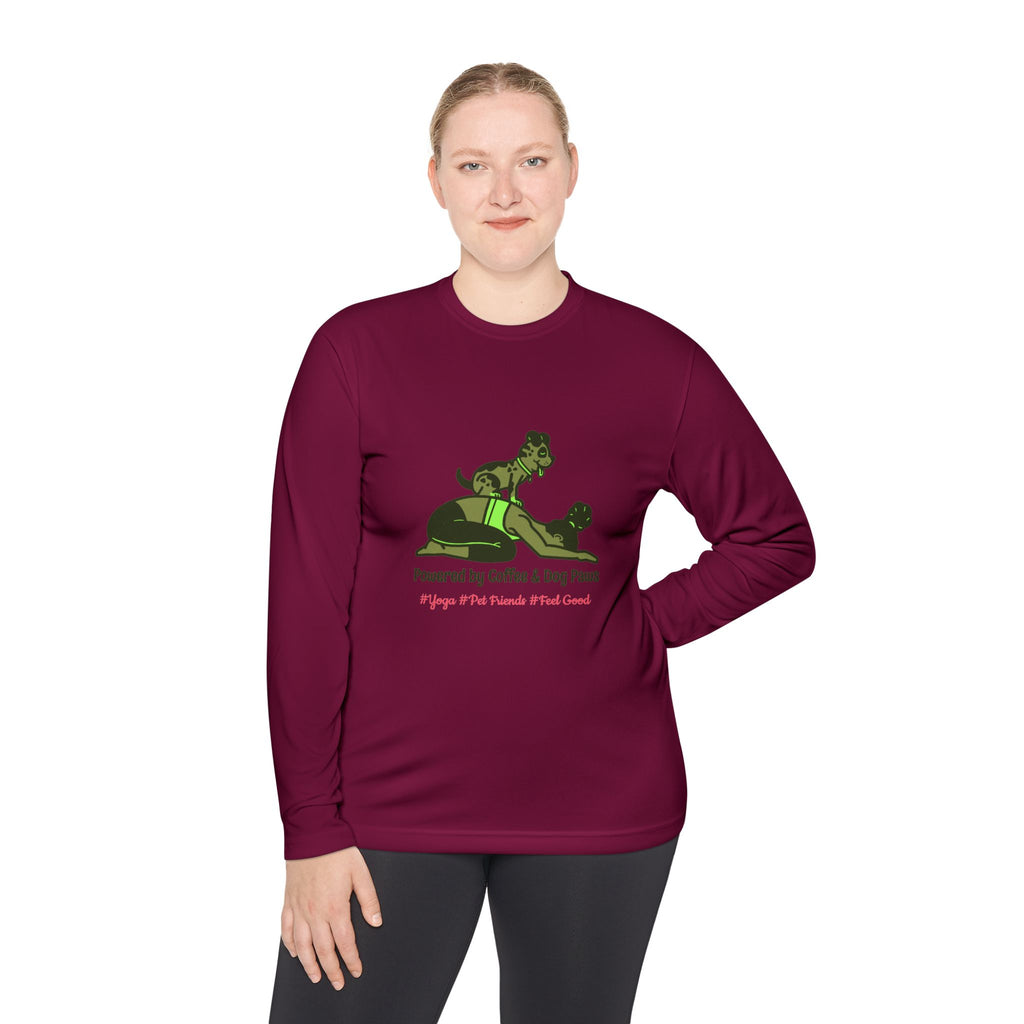 Dog Mom Yoga Shirt  Funny Dog Lover Grap | Funny Dog Lover Graphic Tee |  Pet Lover Performance Tee