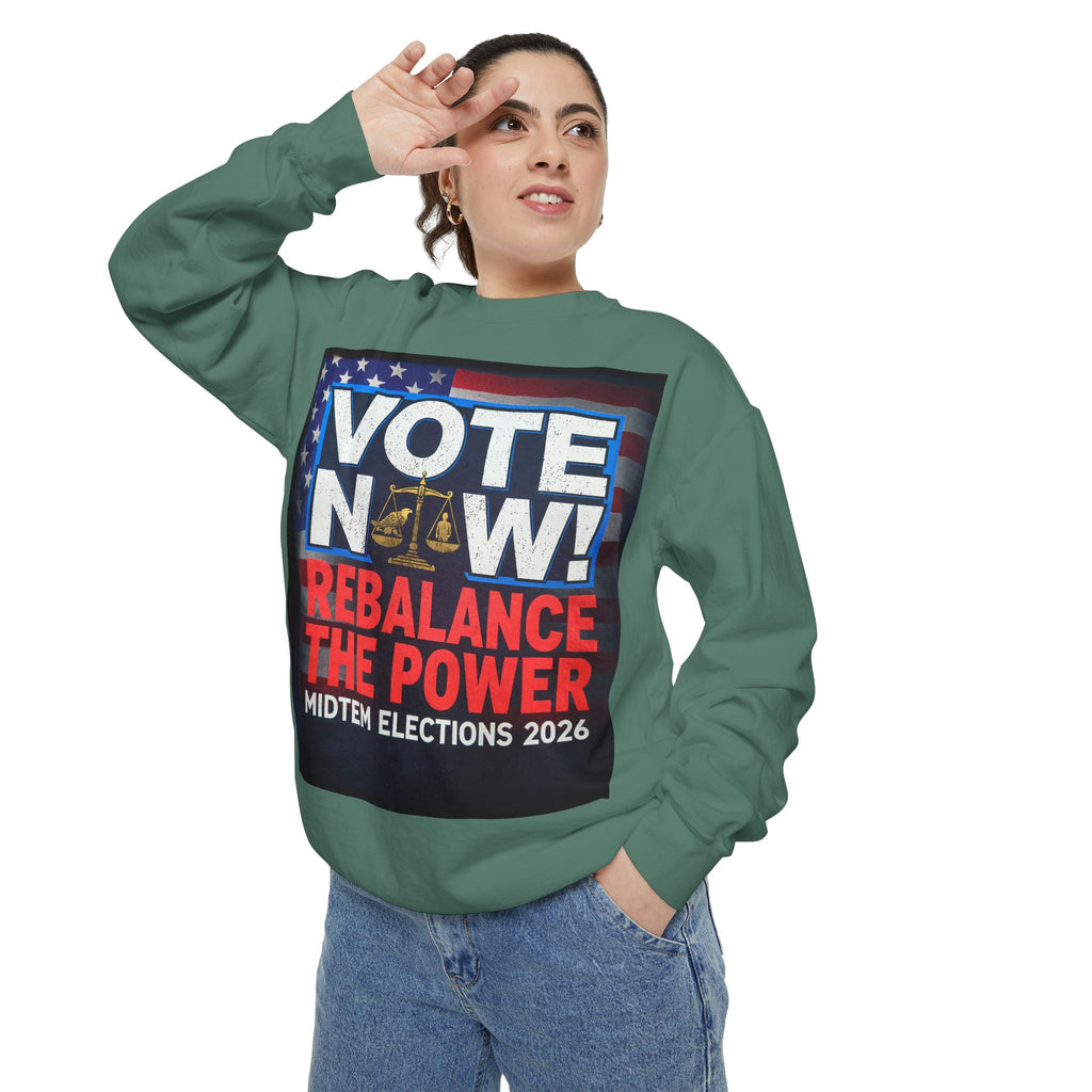 Vote Now Rebalance the Power Sweatshirt | Midterm Elections 2026