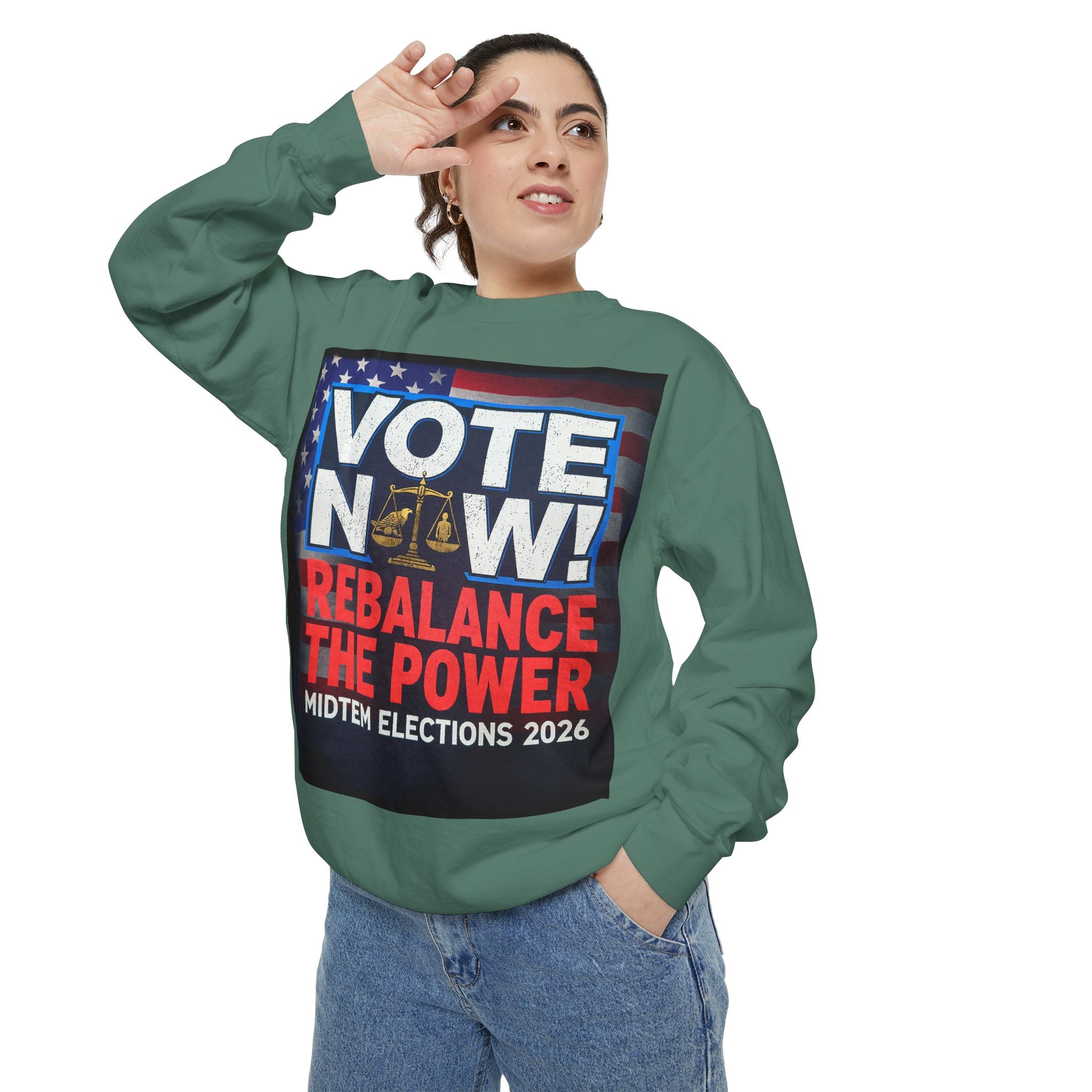Vote Now Rebalance the Power Sweatshirt | Midterm Elections 2026