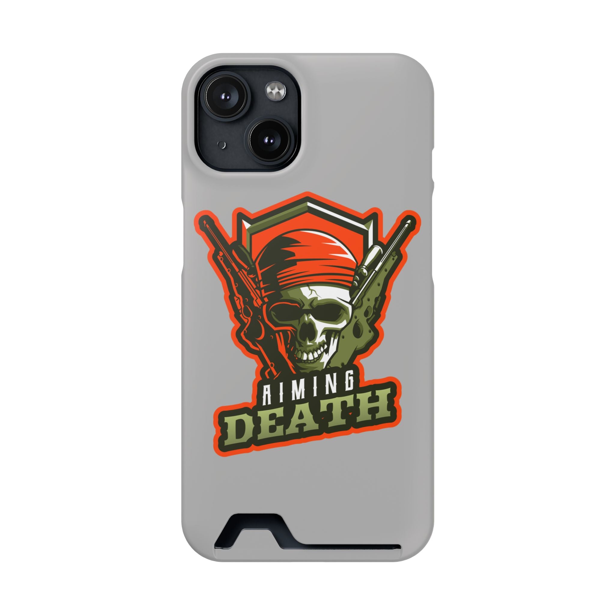 Skull with Bandana and Guns Phone Case