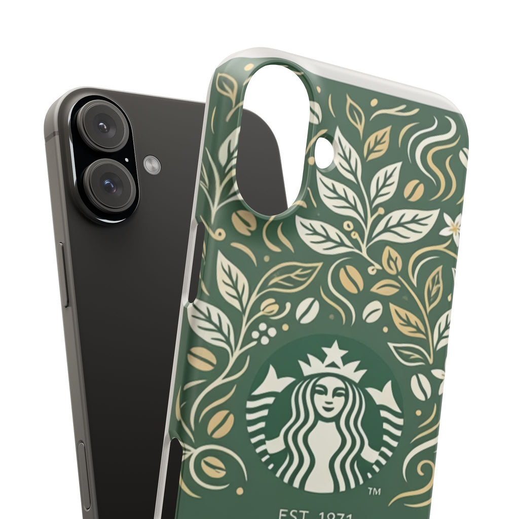 Starbucks Logo Phone Case | Green Coffee Shop iPhone Case