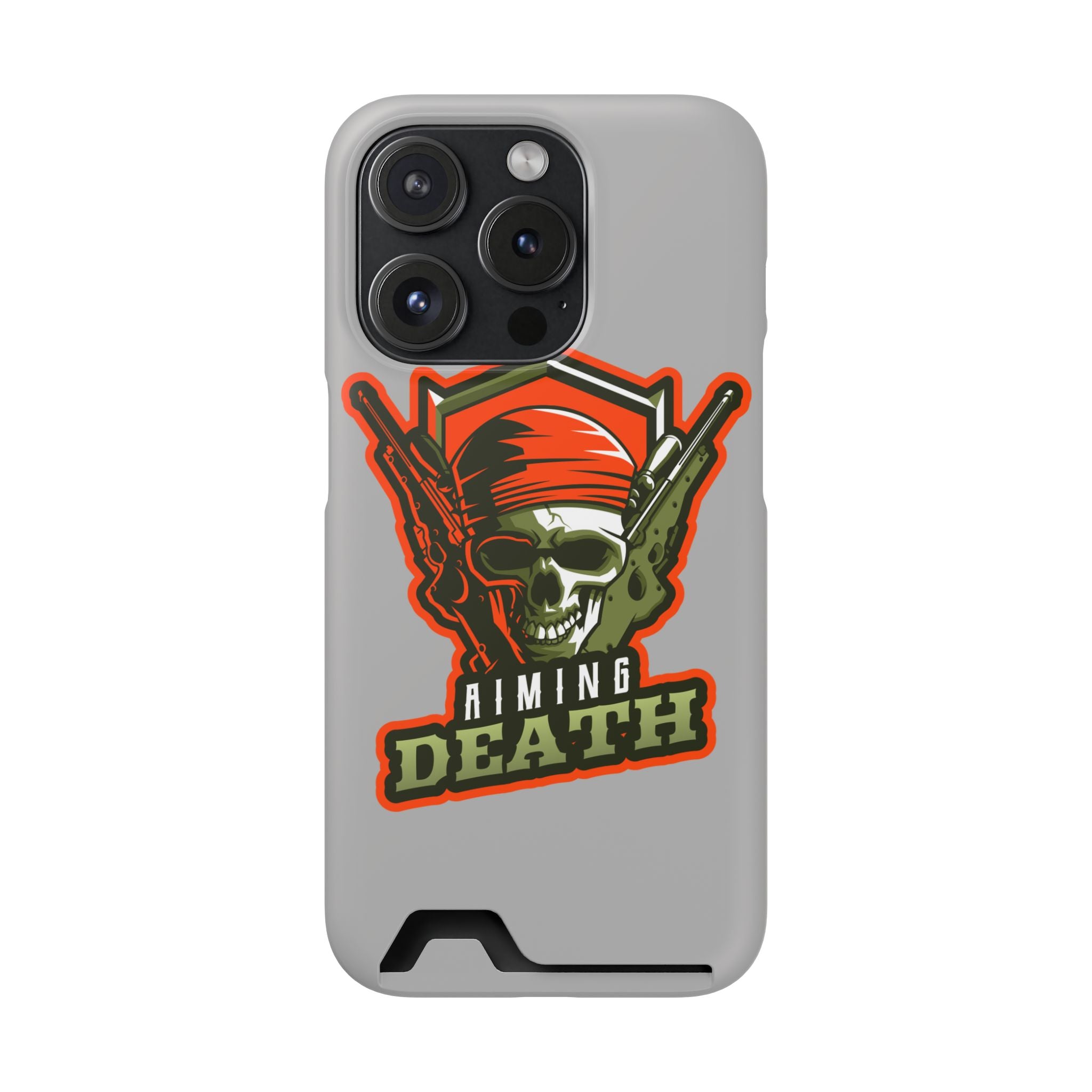 Skull with Bandana and Guns Phone Case
