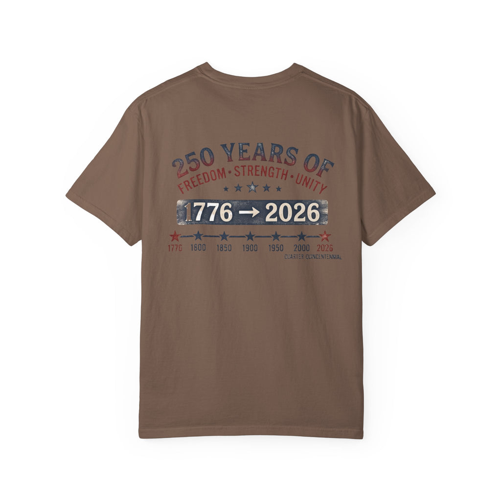 America 250th Anniversary T-Shirt — "Happy 250th Birthday America" Patriotic Tee (1776–2026)