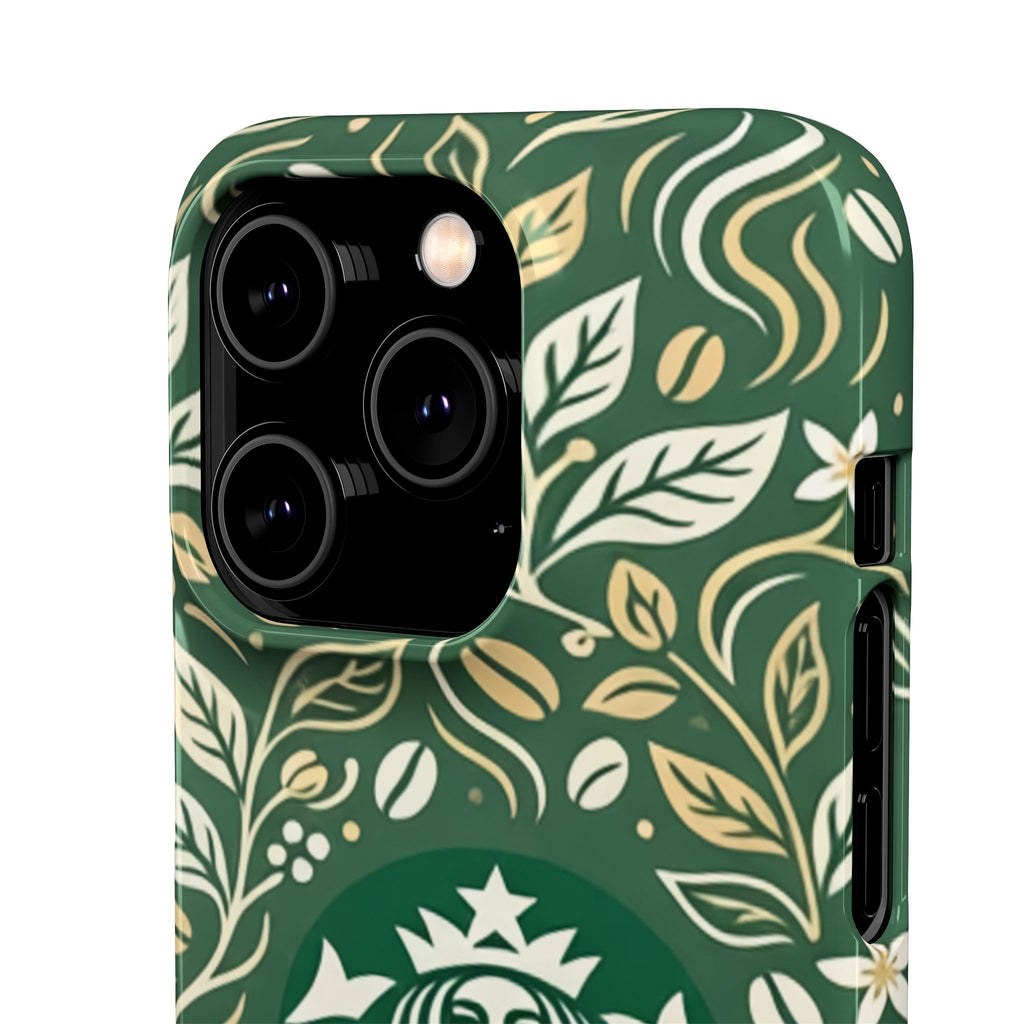 Starbucks Logo Phone Case | Green Coffee Shop iPhone Case