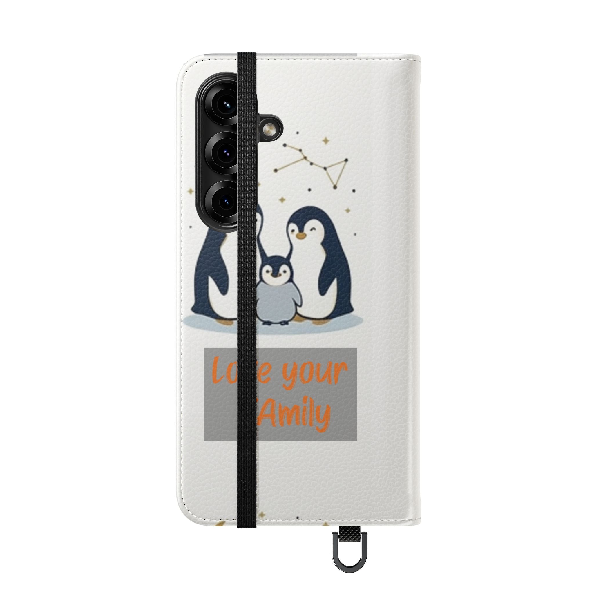 Penguin Family Love Phone flip case