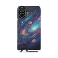 Galaxy Nebula with Planets Phone Case
