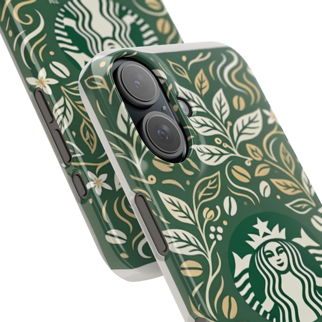 Starbucks Logo Phone Case | Green Coffee Shop iPhone Case