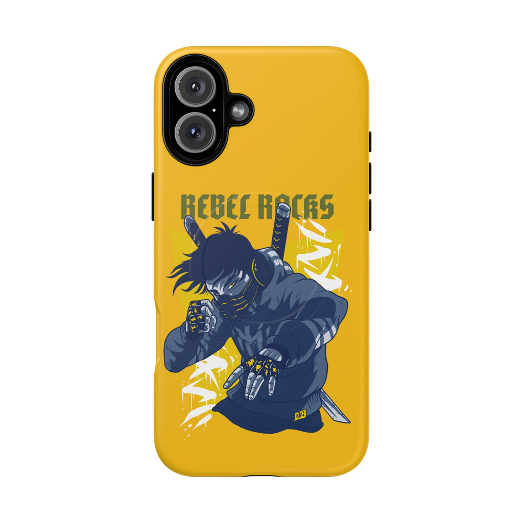 Rebel Ninja Illustration Phone Case | Tough Magnetic Case