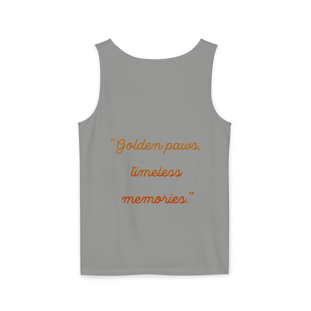 golden retriever watercolor shirt, golden retriever tank top, dog lover summer clothing, golden retriever dad shirt, dog lover clothing