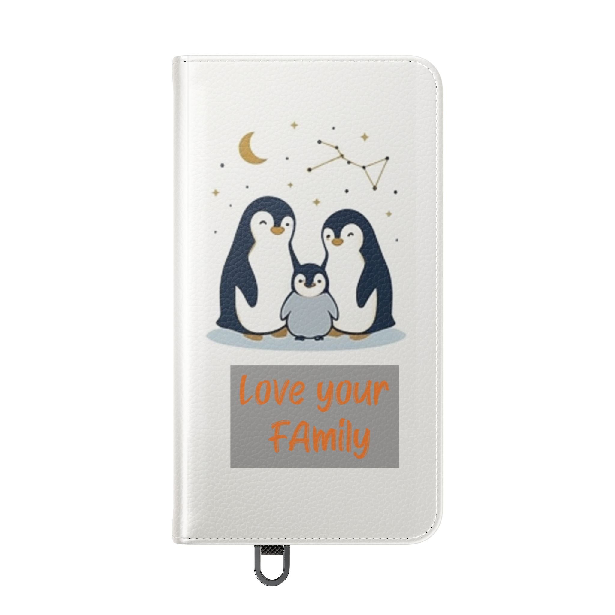 Penguin Family Love Phone flip case