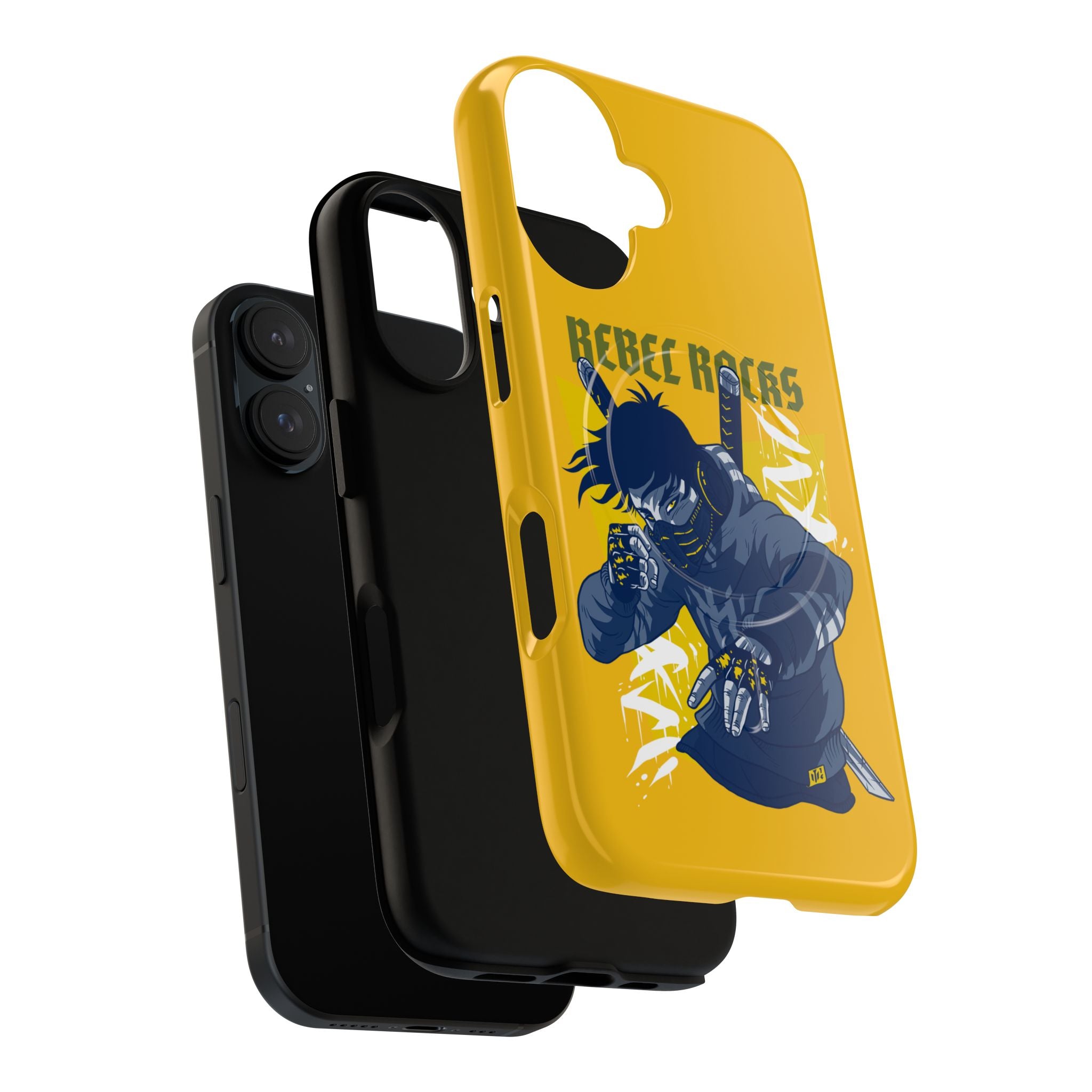 Rebel Ninja Illustration Phone Case | Tough Magnetic Case
