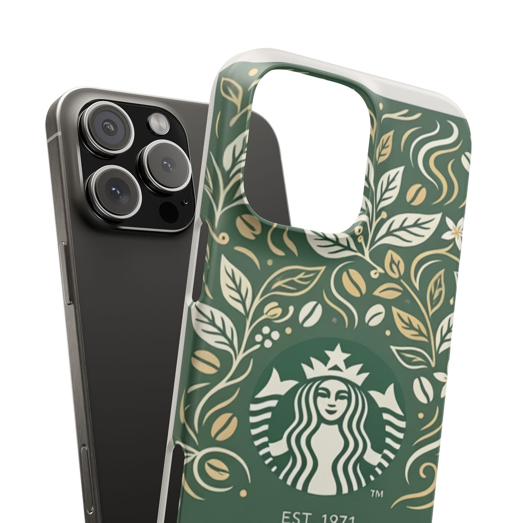 Starbucks Logo Phone Case | Green Coffee Shop iPhone Case