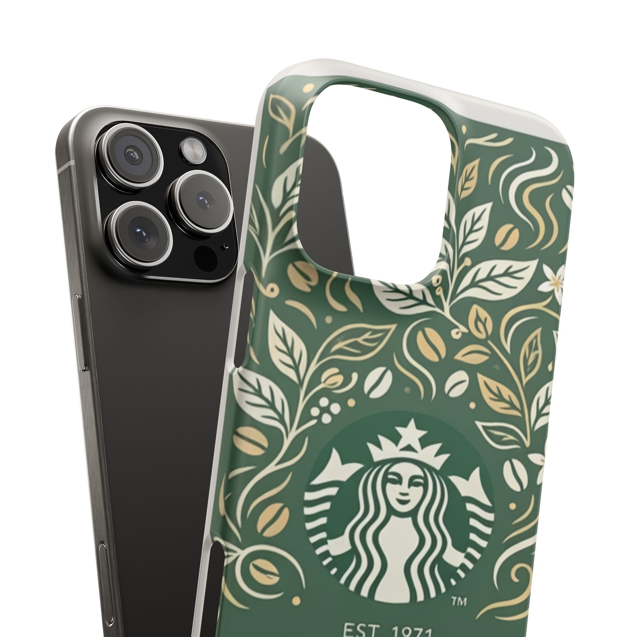 Starbucks Logo Phone Case | Green Coffee Shop iPhone Case