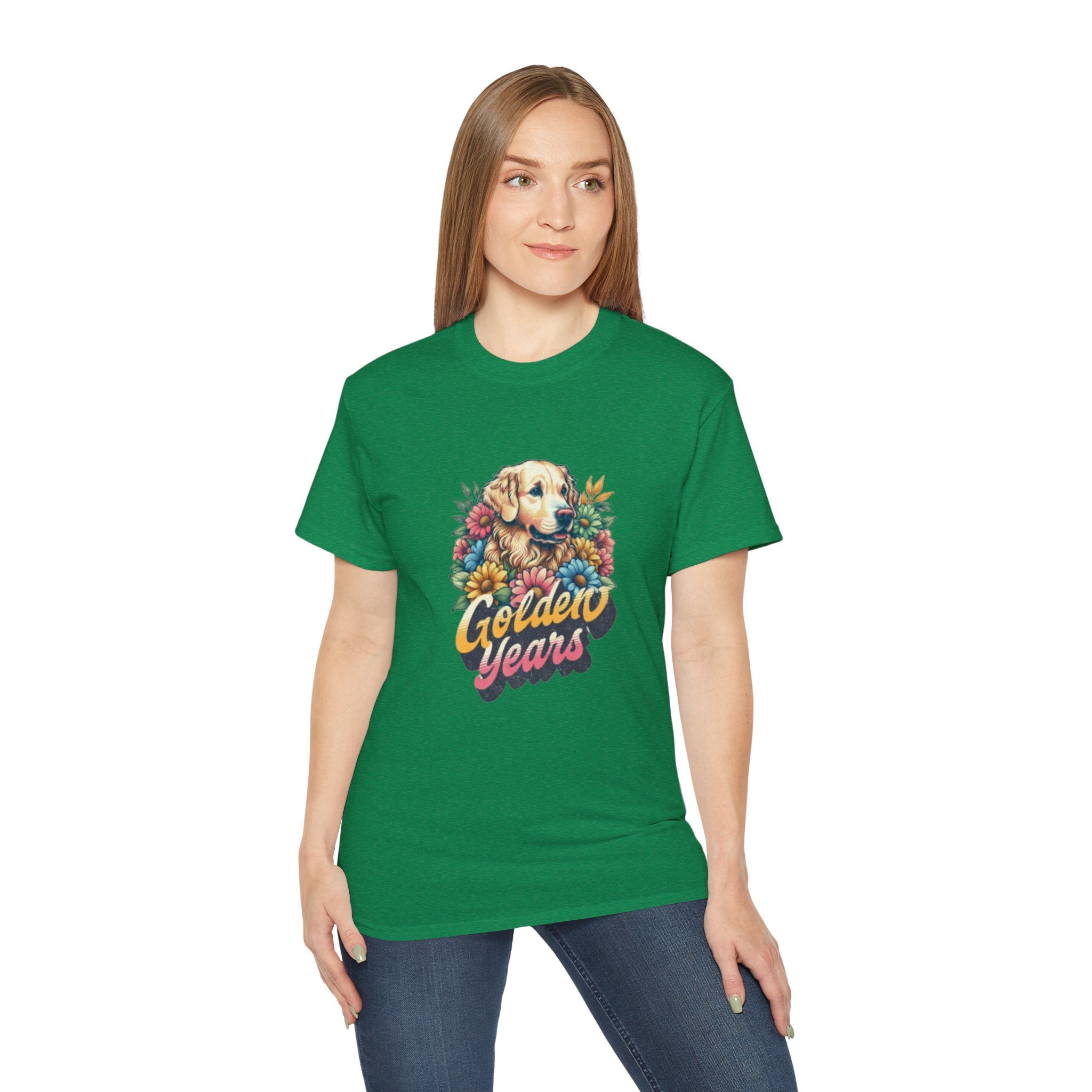 Labrador Retriever Shirt – Dog Floral Portrait Tee – Forever Loyal Forever Loved – Labrador Lover Gift