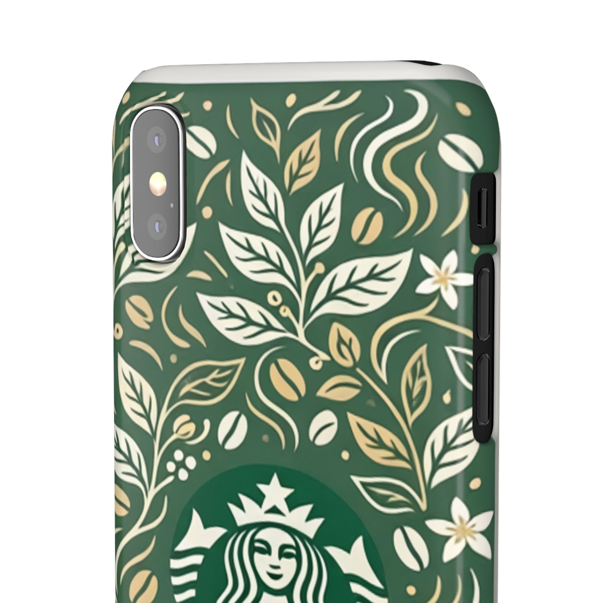 Starbucks Logo Phone Case | Green Coffee Shop iPhone Case