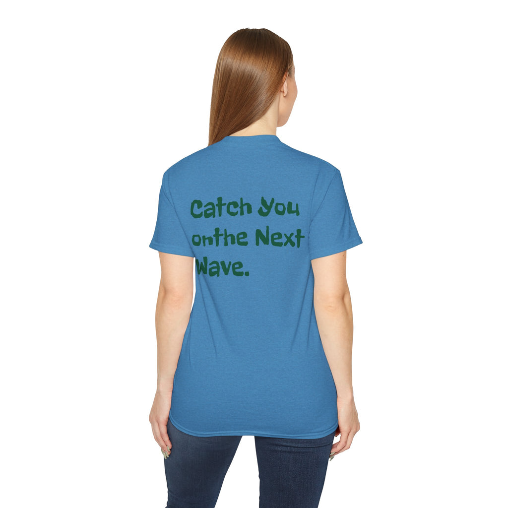 Adventure Awaits Coastal Road Trip T-Shirt | Sunset Surf Van, Catch You On The Next Wave