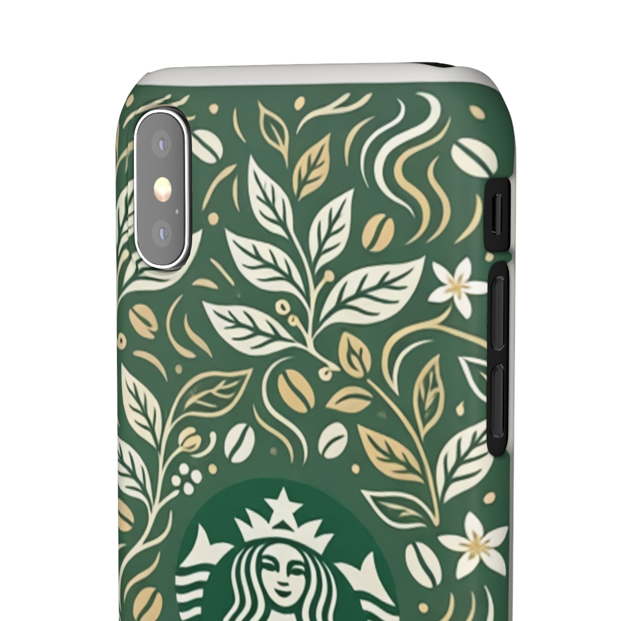 Starbucks Logo Phone Case | Green Coffee Shop iPhone Case