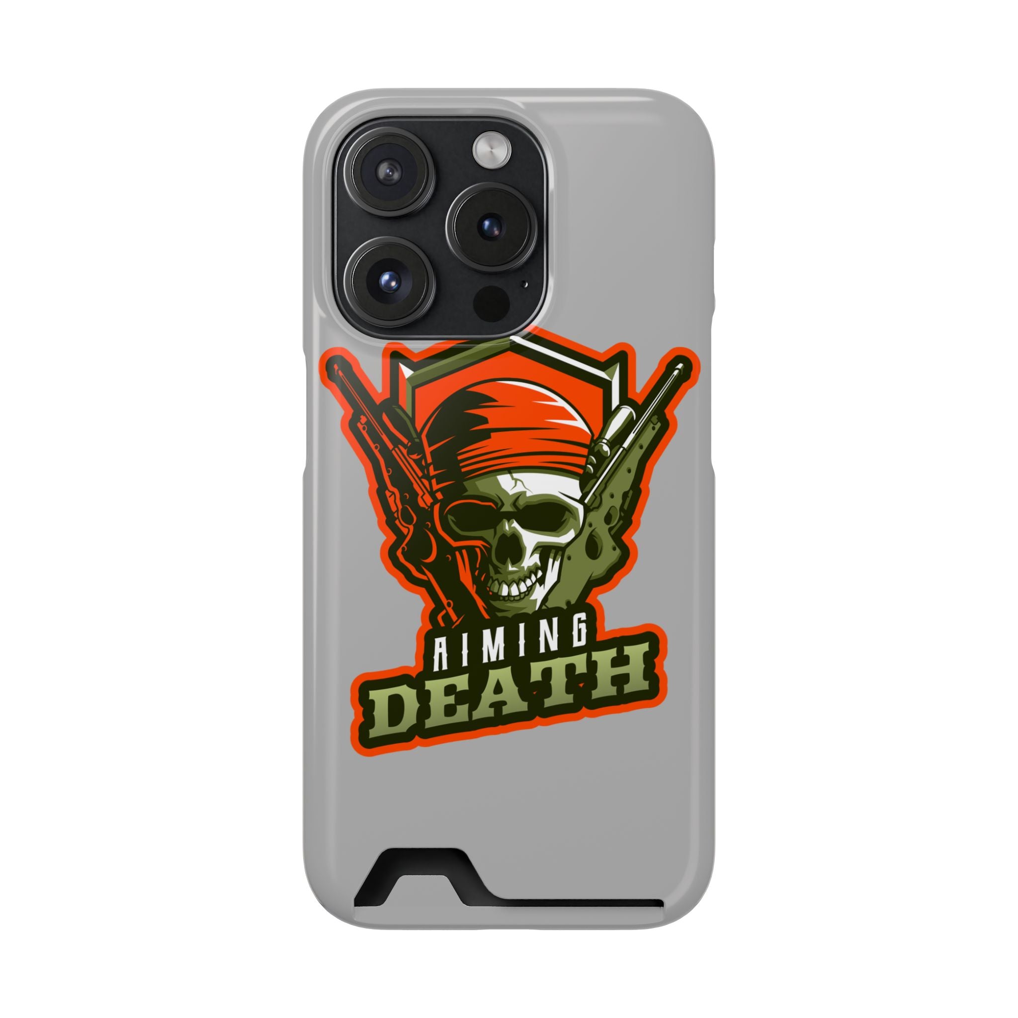 Skull with Bandana and Guns Phone Case