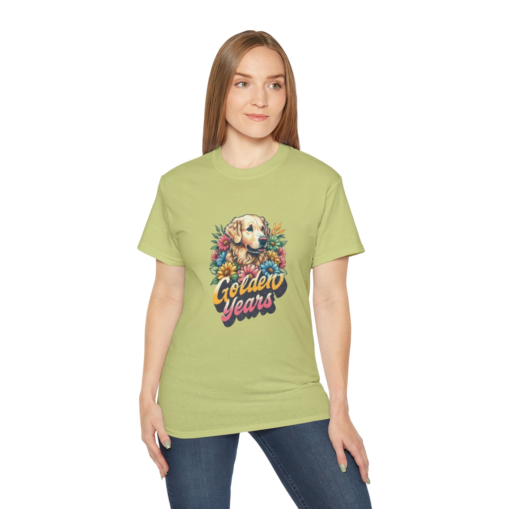 Labrador Retriever Shirt – Dog Floral Portrait Tee – Forever Loyal Forever Loved – Labrador Lover Gift