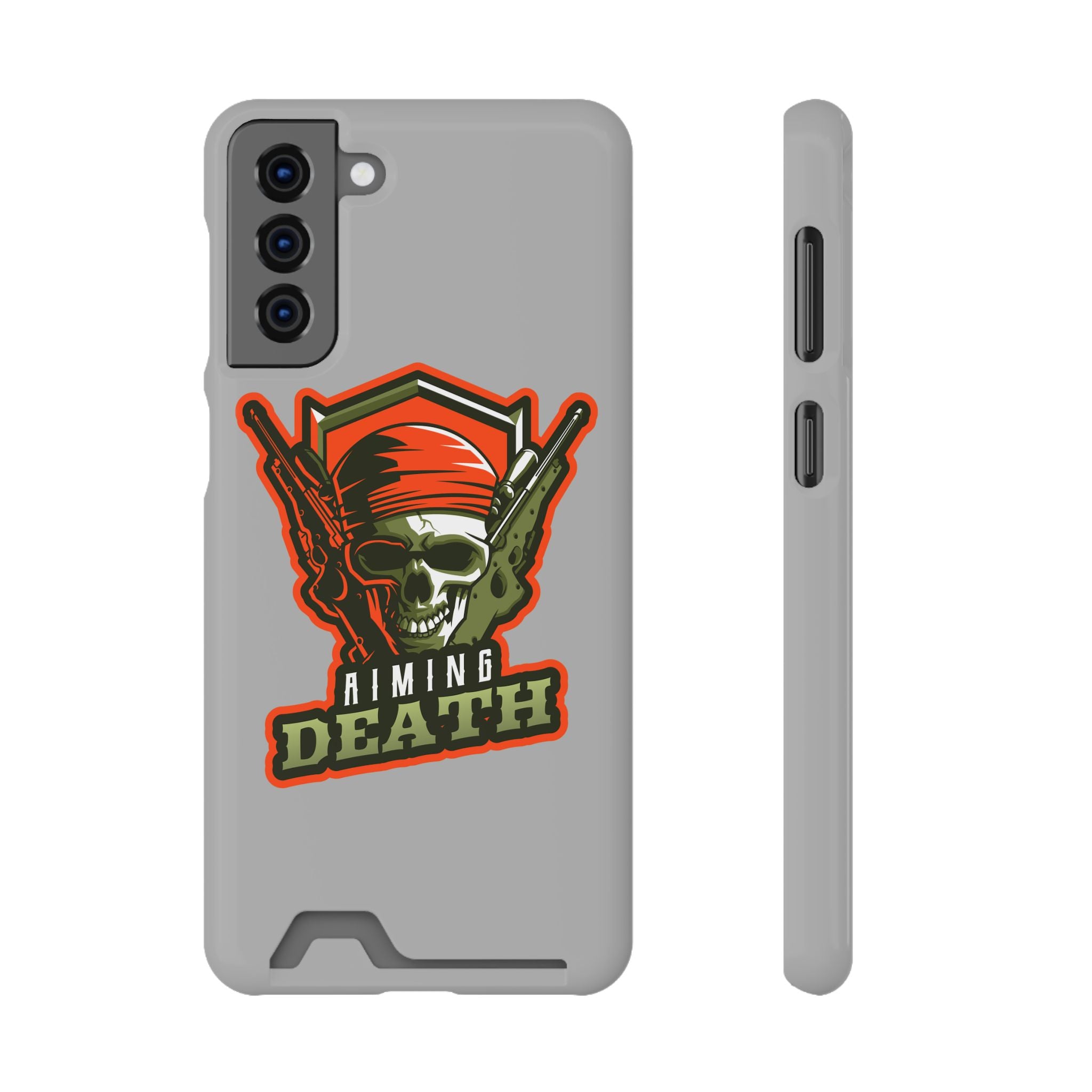 Skull with Bandana and Guns Phone Case