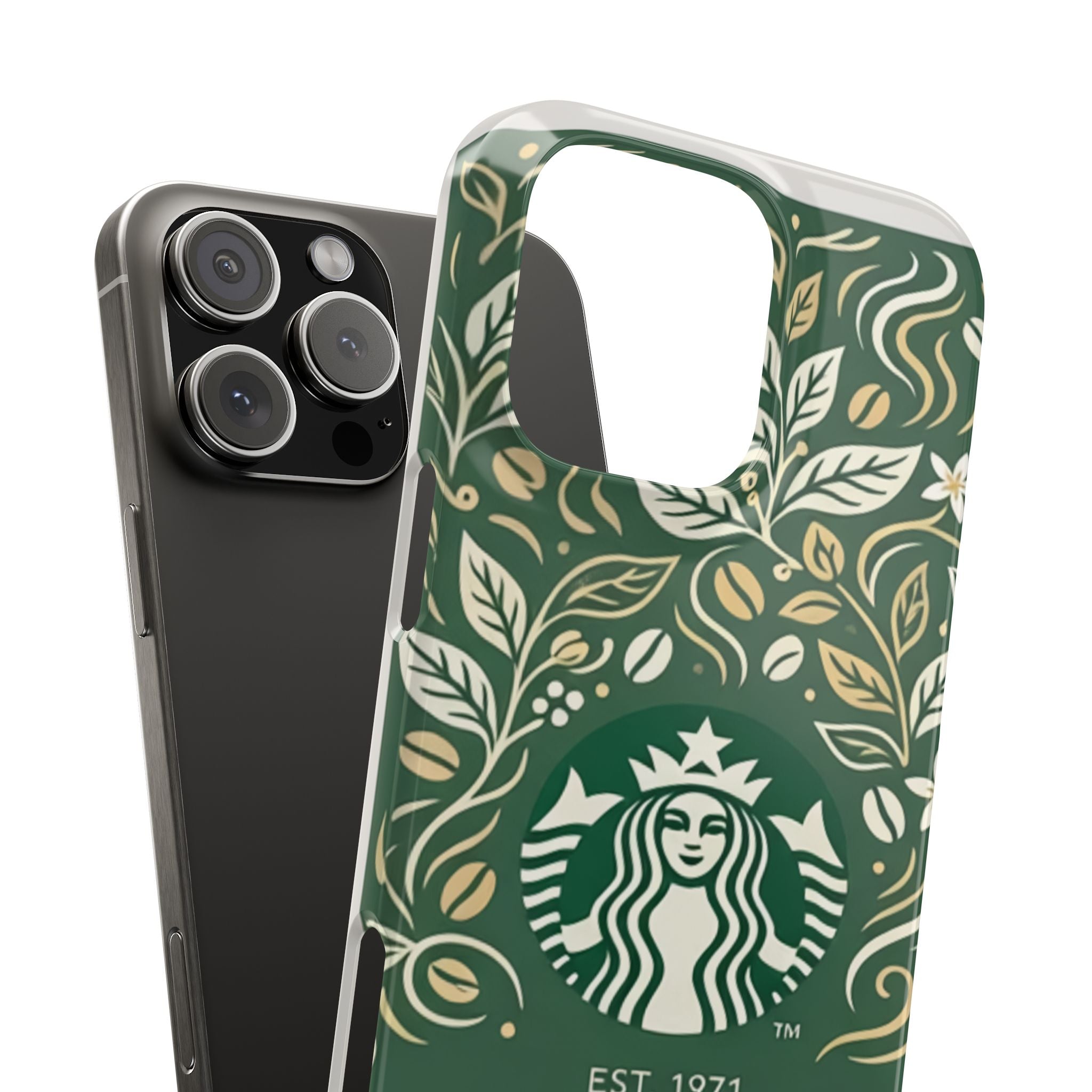Starbucks Logo Phone Case | Green Coffee Shop iPhone Case