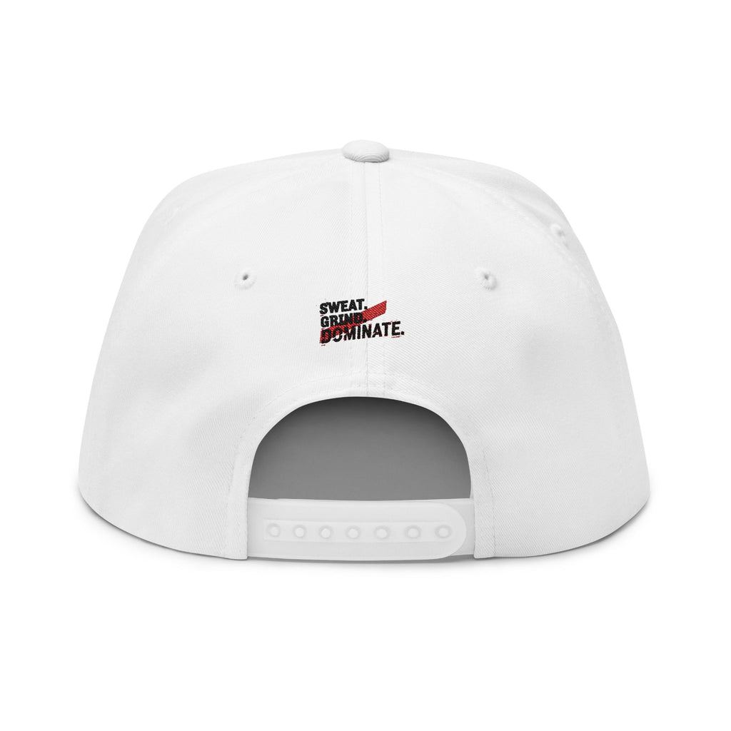 Embroidered Flat Bill Cap — Bold Eagle Logo