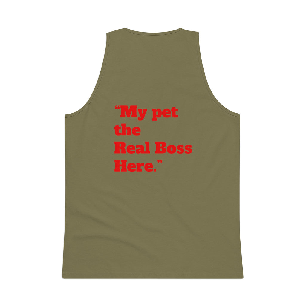 My Pitbull Is My Happy Place Tank | Pitbull Dog Tank Top