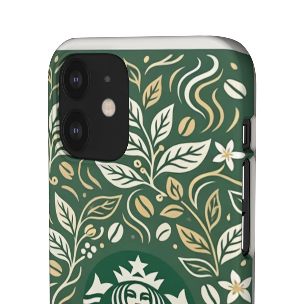 Starbucks Logo Phone Case | Green Coffee Shop iPhone Case