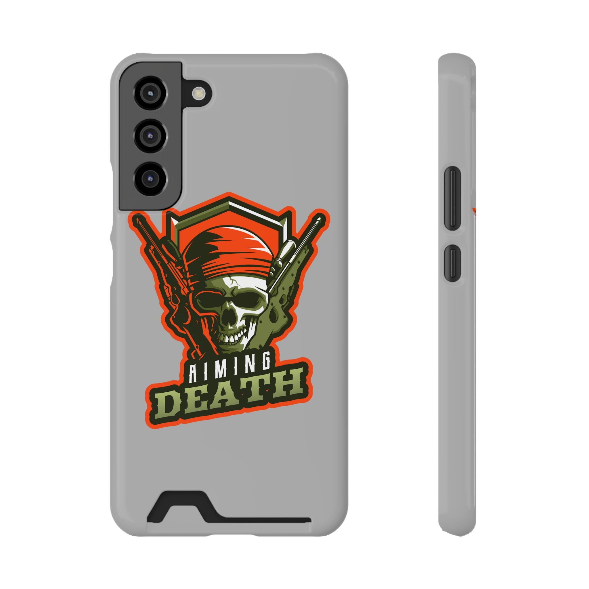 Skull with Bandana and Guns Phone Case