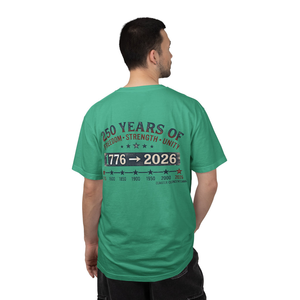 America 250th Anniversary T-Shirt — "Happy 250th Birthday America" Patriotic Tee (1776–2026)