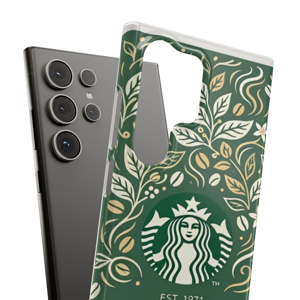 Starbucks Logo Phone Case | Green Coffee Shop iPhone Case