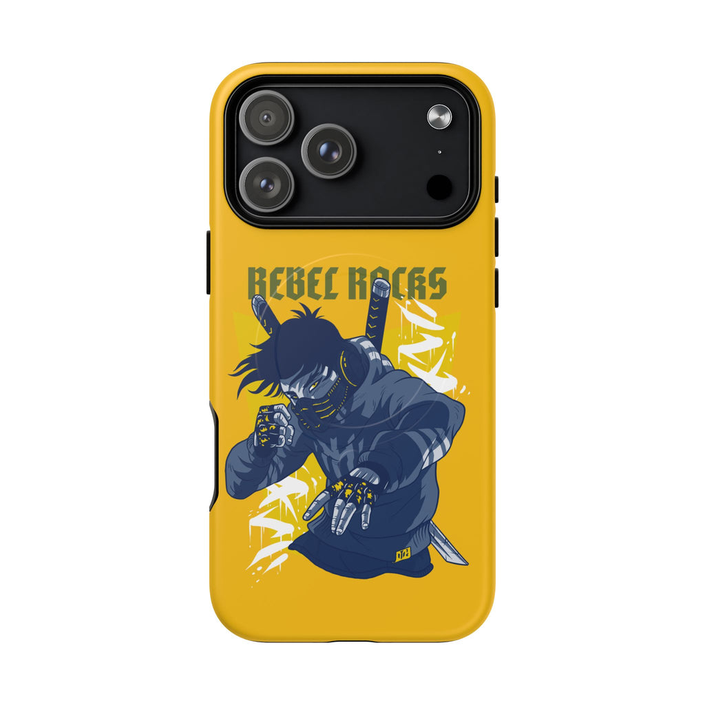 Rebel Ninja Illustration Phone Case | Tough Magnetic Case