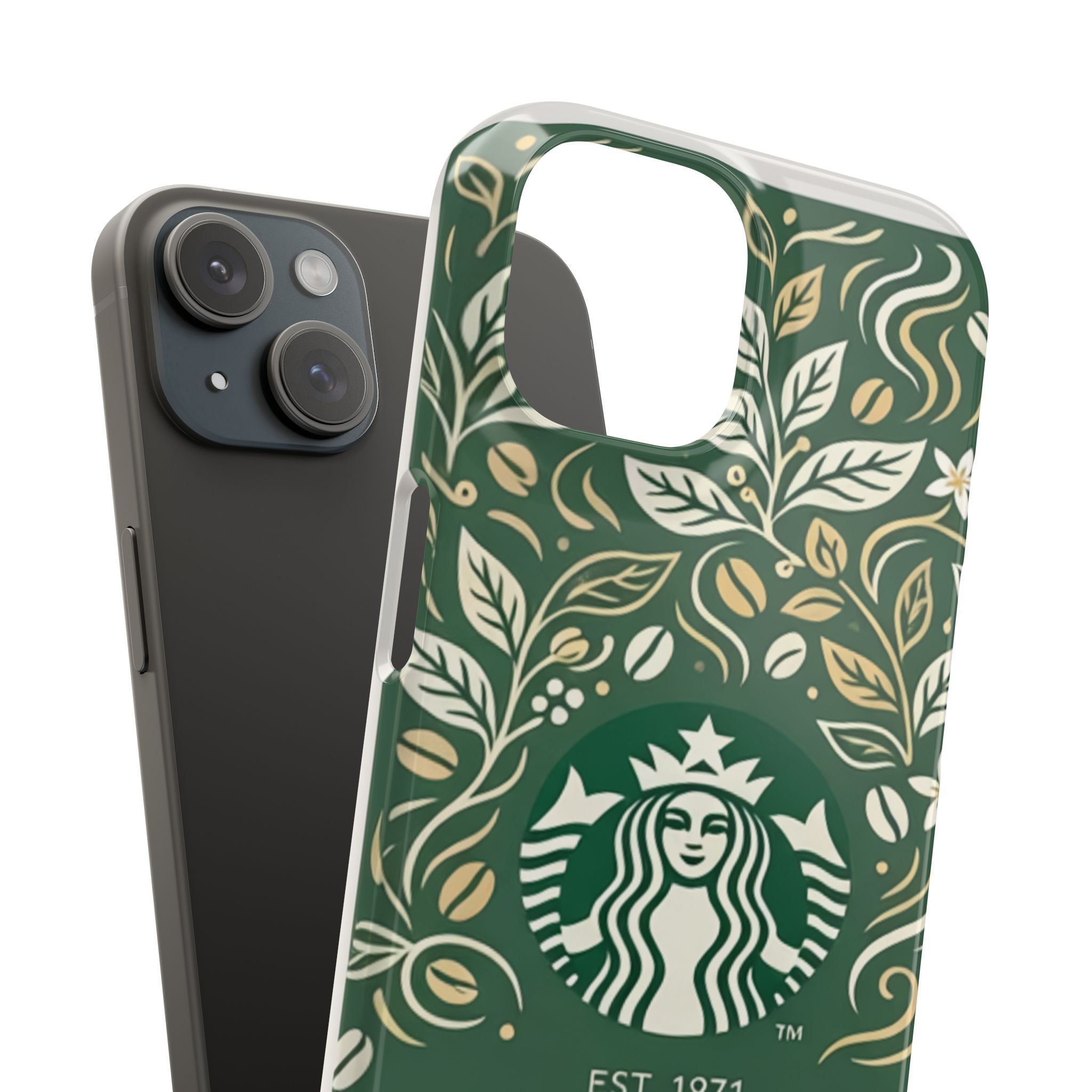 Starbucks Logo Phone Case | Green Coffee Shop iPhone Case