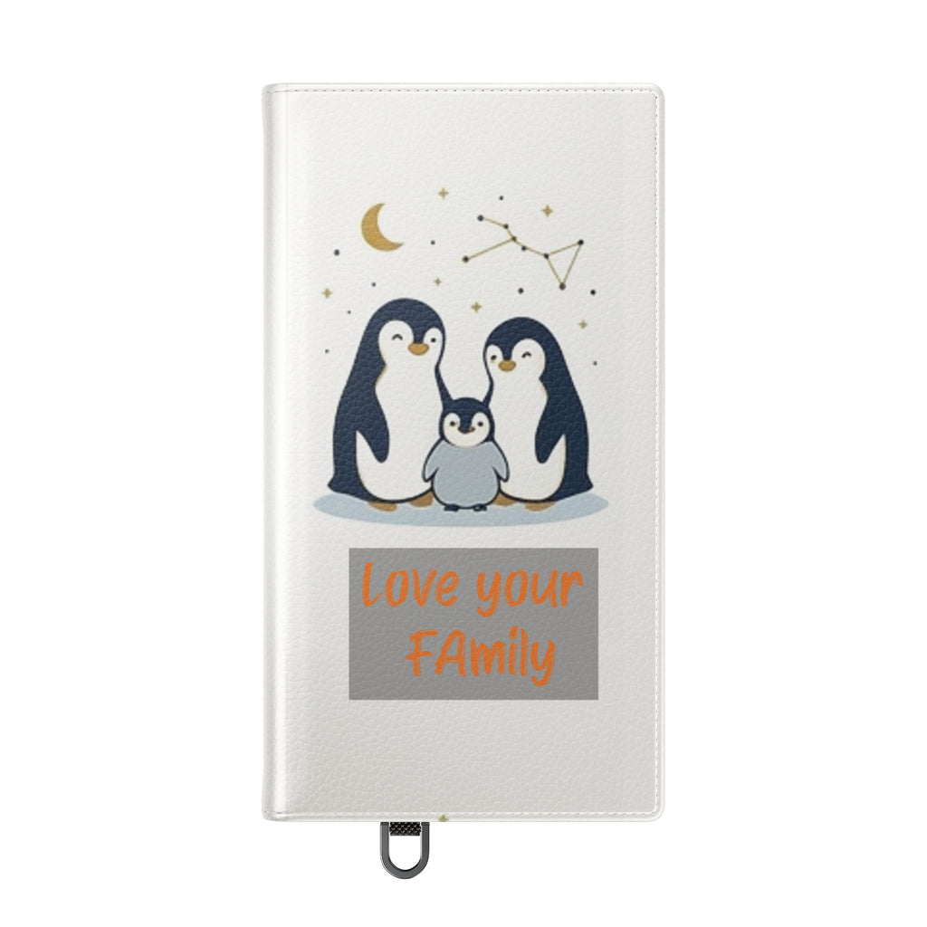 Penguin Family Love Phone flip case