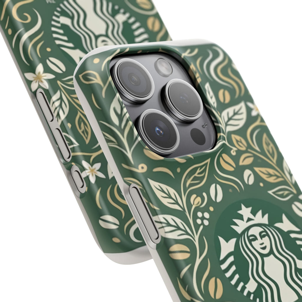 Starbucks Logo Phone Case | Green Coffee Shop iPhone Case