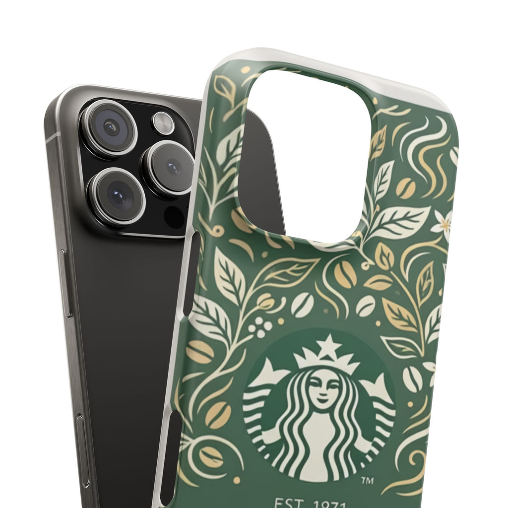 Starbucks Logo Phone Case | Green Coffee Shop iPhone Case