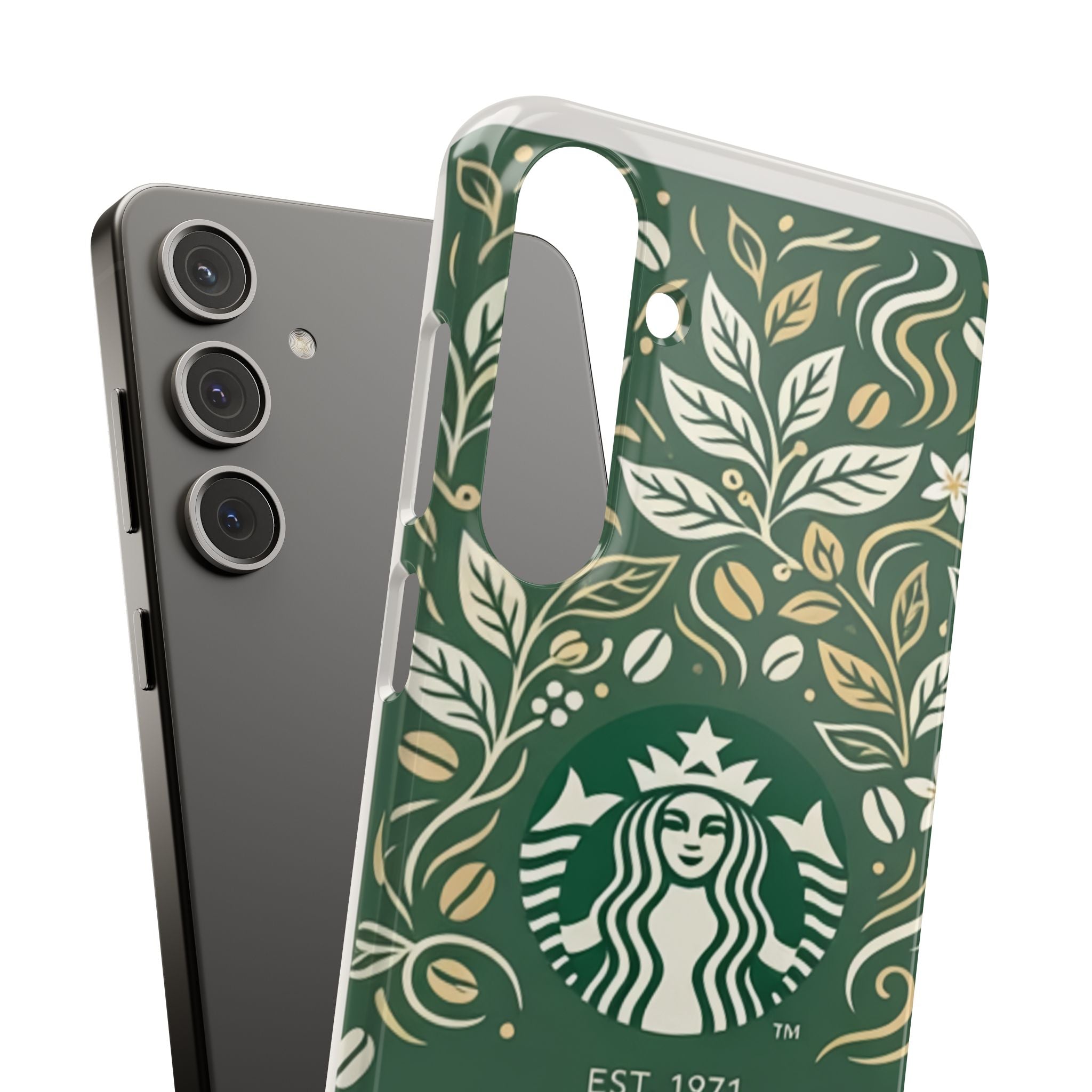 Starbucks Logo Phone Case | Green Coffee Shop iPhone Case