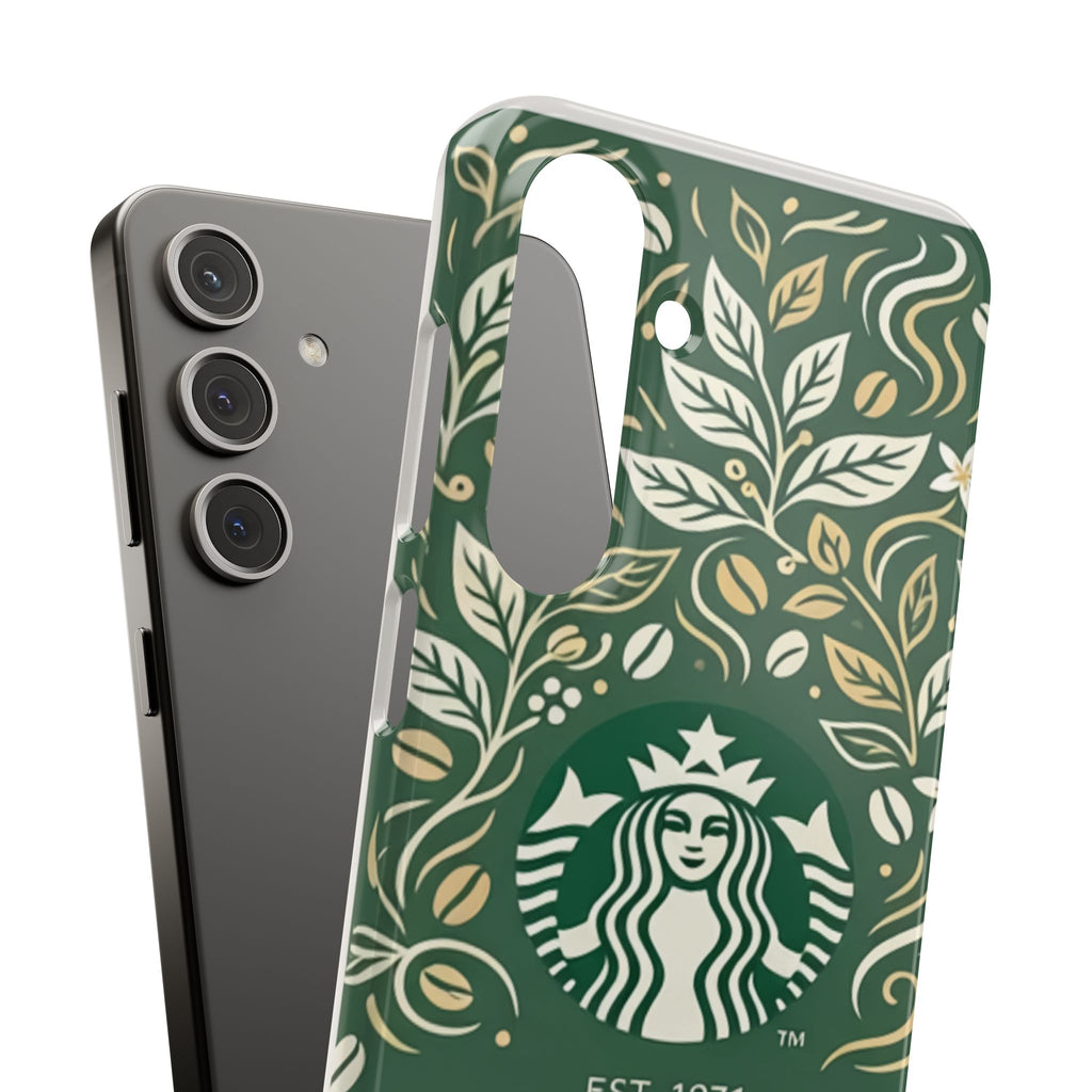 Starbucks Logo Phone Case | Green Coffee Shop iPhone Case