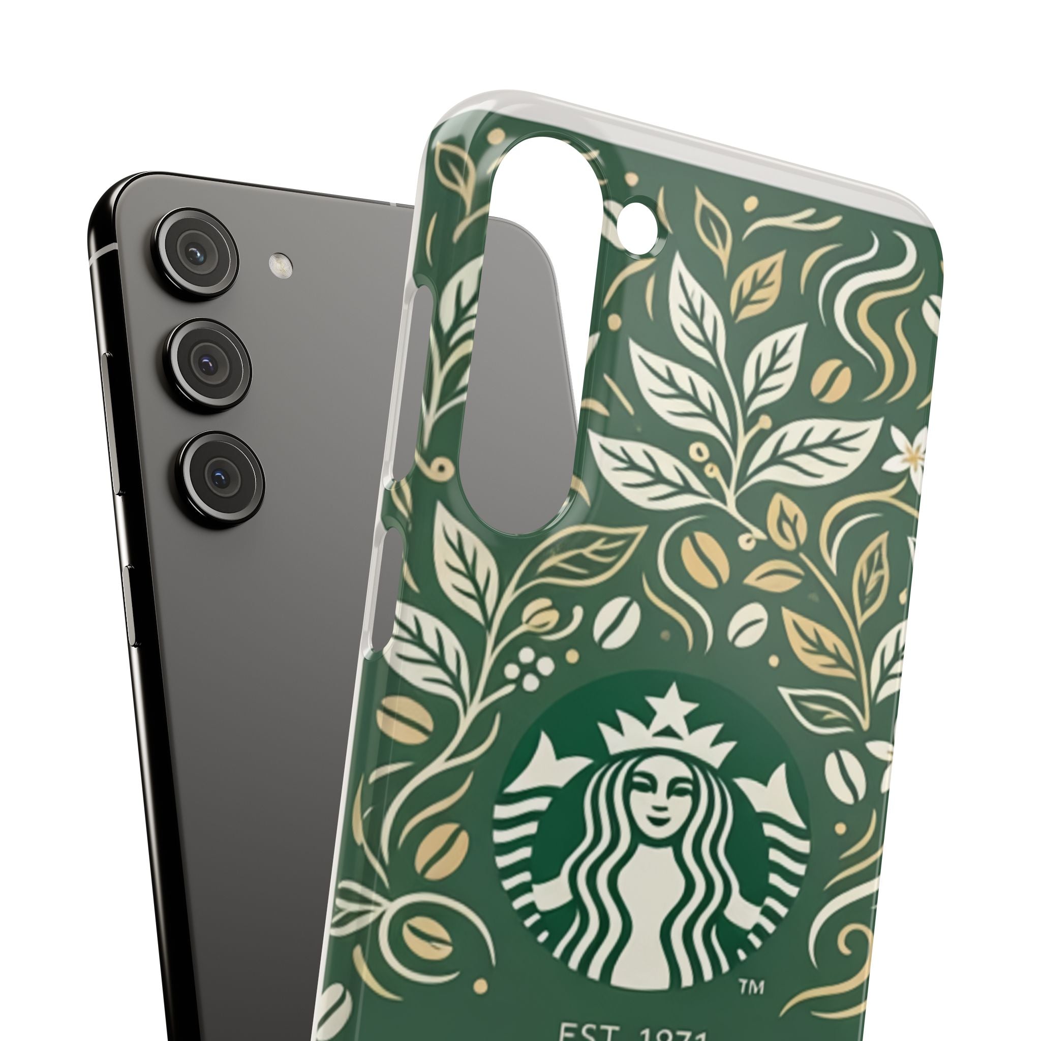 Starbucks Logo Phone Case | Green Coffee Shop iPhone Case