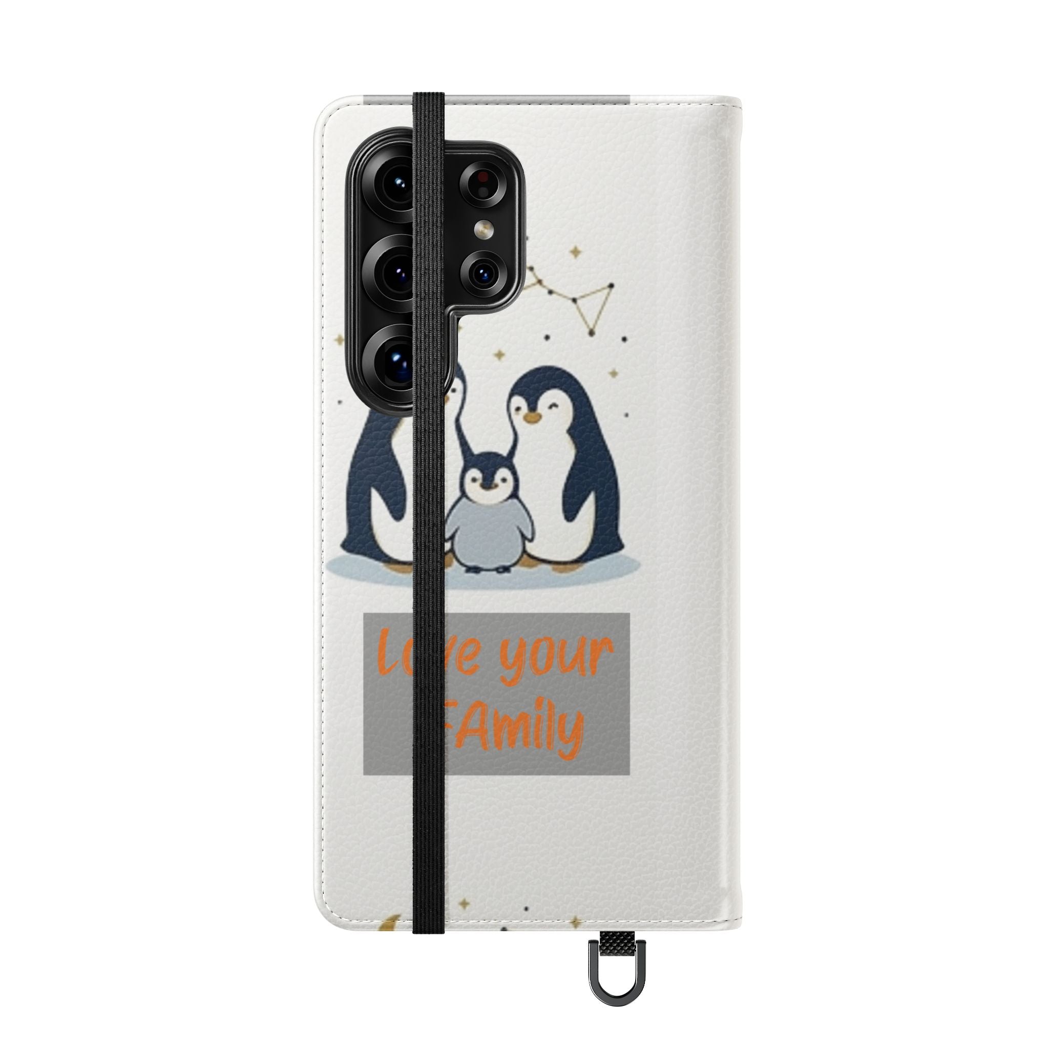 Penguin Family Love Phone flip case