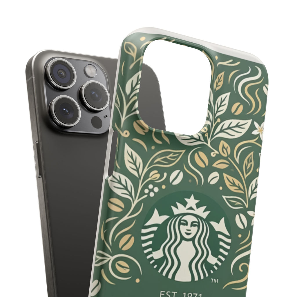 Starbucks Logo Phone Case | Green Coffee Shop iPhone Case